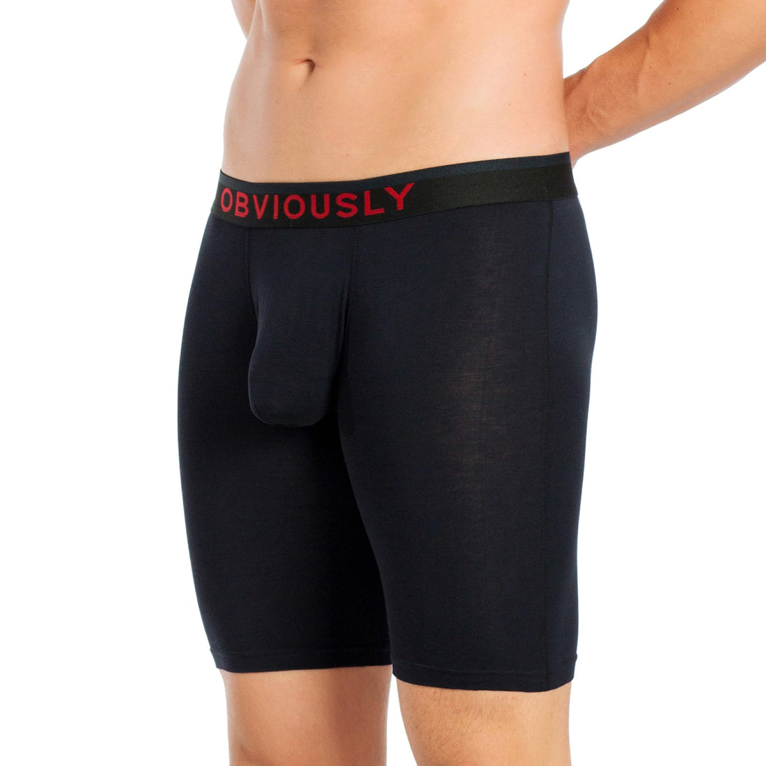 Obviously FreeMan Boxer Brief 9 inch Leg - Black