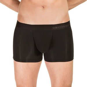 Obviously PrimeMan Boxer Brief 3 inch Leg - Black — Detail