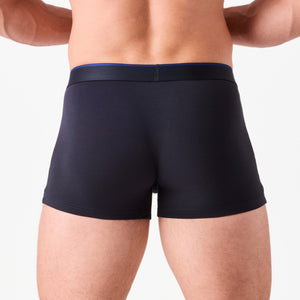 Obviously PrimeMan Boxer Brief 3 inch Leg - Charcoal — Back