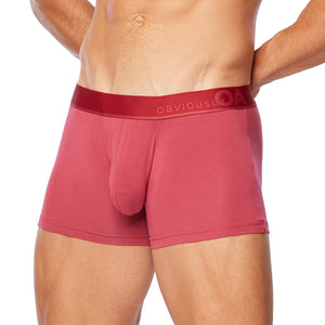 Obviously PrimeMan Boxer Brief 3 inch Leg - Brick — Front
