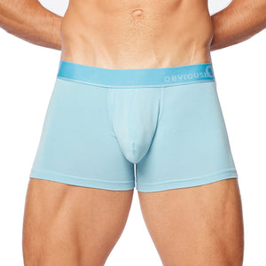 Obviously PrimeMan Boxer Brief 3 inch Leg - Sky — Detail