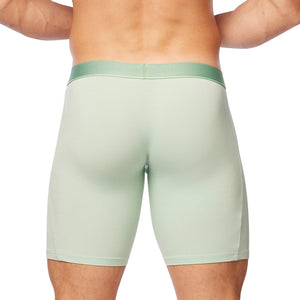 Obviously PrimeMan Boxer Brief 9 inch Leg - Mint — Back