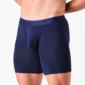 Obviously PrimeMan Boxer Brief 9 inch Leg - Abyss