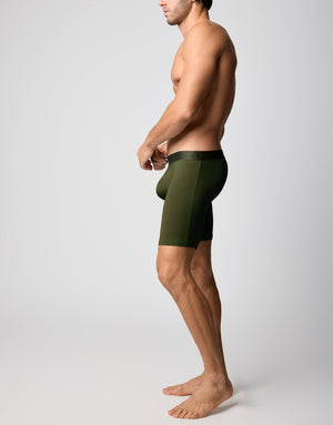 Obviously PrimeMan Boxer Brief 9 inch Leg - Rifle — Front