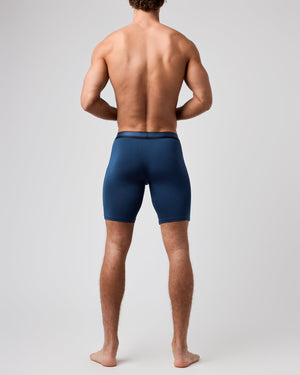 Obviously PrimeMan Boxer Brief 9 inch Leg - Titan — Back