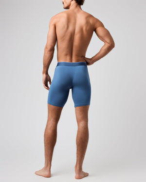 Obviously PrimeMan Boxer Brief 9 inch Leg - Stellar — Back