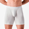 Obviously PrimeMan Boxer Brief 9 inch Leg - White