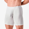 Obviously PrimeMan Boxer Brief 9 inch Leg - White