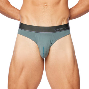 Obviously PrimeMan Hipster Brief - Slate — Detail