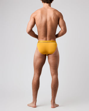 Obviously PrimeMan Hipster Brief - Gold — Back