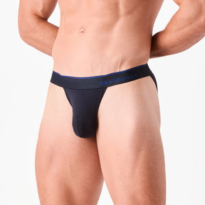 Obviously PrimeMan Bikini Brief - Charcoal — Front