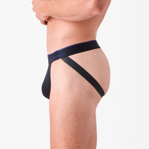 Obviously PrimeMan Jockstrap - Charcoal — Back
