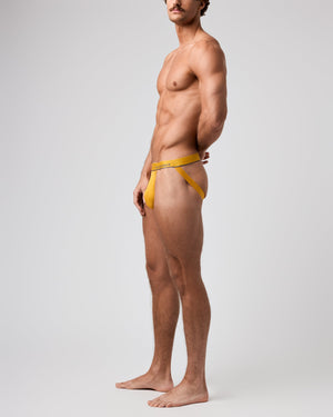Obviously PrimeMan Jockstrap - Gold — Back