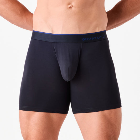 Obviously PrimeMan Boxer Brief 6 inch Leg - Charcoal