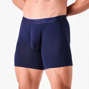 Obviously PrimeMan Boxer Brief 6 inch Leg - Abyss — Front