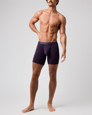 Obviously PrimeMan Boxer Brief 6 inch Leg - Nightshade — Detail