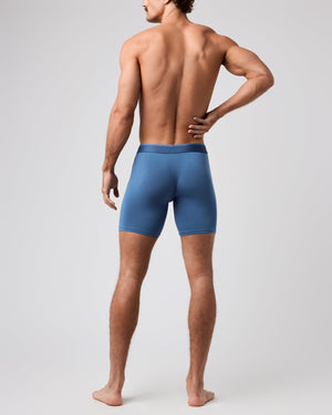 Obviously PrimeMan Boxer Brief 6 inch Leg - Stellar — Back