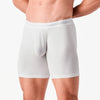 Obviously PrimeMan Boxer Brief 6 inch Leg - White