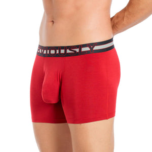 Obviously EveryMan Boxer Brief 3 inch Leg - Chilli — Front