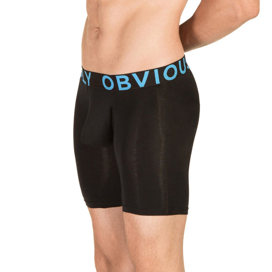 Obviously EveryMan Boxer Brief 6 inch Leg - Black