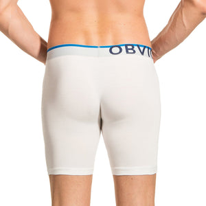 Obviously EveryMan Boxer Brief 6 inch Leg - White