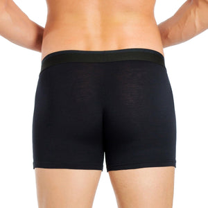 Obviously FreeMan Boxer Brief 3 inch Leg - Black — Back