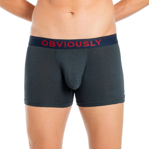 Obviously FreeMan Boxer Brief 3 inch Leg - Ash — Detail