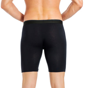 Obviously FreeMan Boxer Brief 9 inch Leg - Black — Back