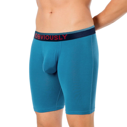 Obviously FreeMan Boxer Brief 9 inch Leg - Pacific