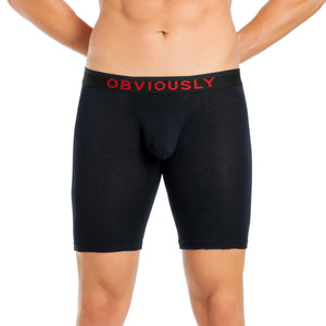Obviously FreeMan Boxer Brief 6 inch Leg - Black