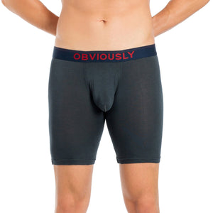 Obviously FreeMan Boxer Brief 6 inch Leg - Ash
