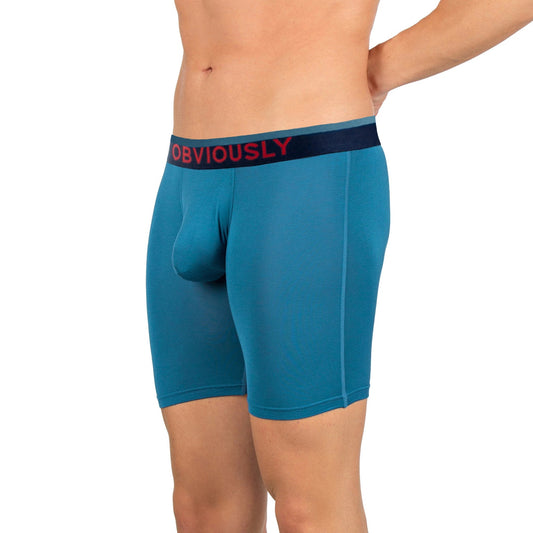 Obviously FreeMan Boxer Brief 6 inch Leg - Pacific
