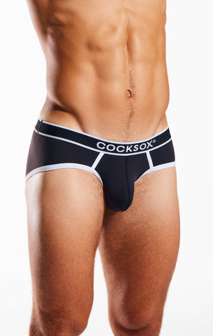 Cocksox CX76N Sports Brief - Black Schwarz