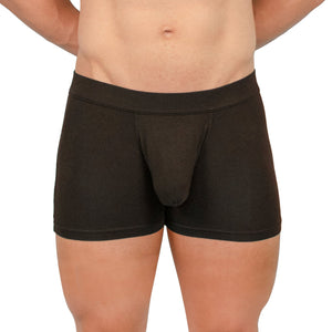 Obviously EliteMan Boxer Brief 3 inch Leg - Black — Detail