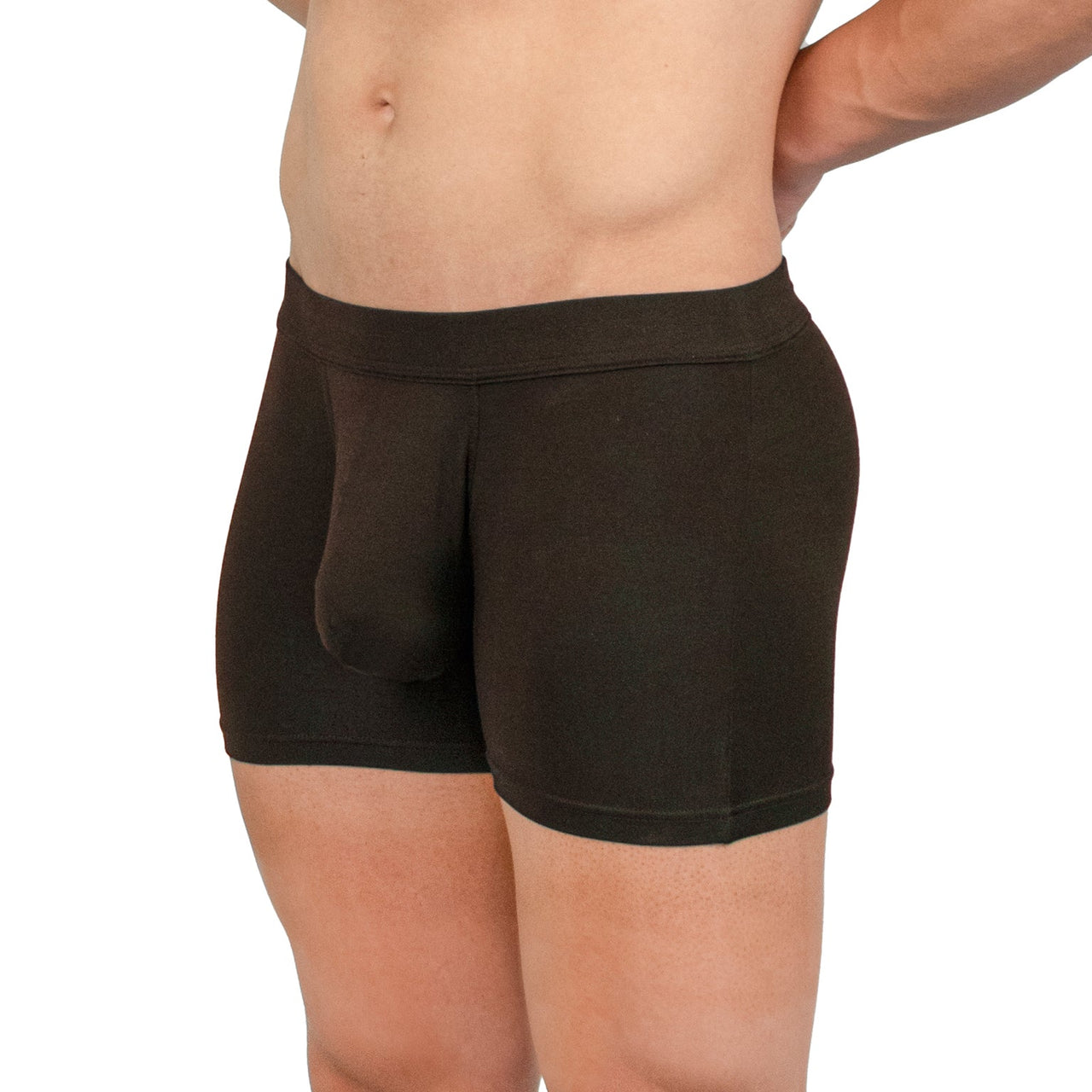 Obviously EliteMan Boxer Brief 3 inch Leg - Black