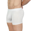 Obviously EliteMan Boxer Brief 3 inch Leg - White