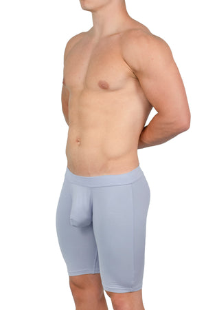 Obviously EliteMan Boxer Brief 9 inch Leg - Ice — Front
