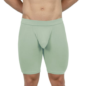 Obviously EliteMan Boxer Brief 9 inch Leg - Mint — Detail
