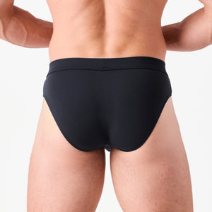 Obviously EliteMan Brief - Charcoal — Back