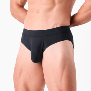 Obviously EliteMan Brief - Charcoal — Front