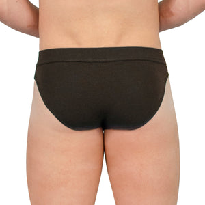 Obviously EliteMan Hipster Brief - Black — Back