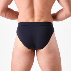 Obviously EliteMan Hipster Brief - Charcoal — Back