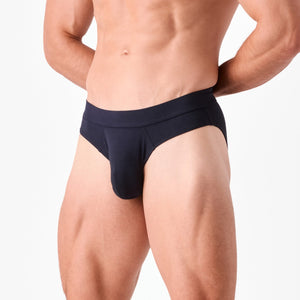 Obviously EliteMan Hipster Brief - Charcoal — Front