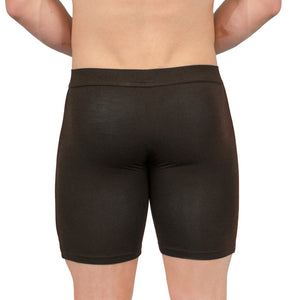 Obviously EliteMan Boxer Brief 6 inch Leg - Black — Back