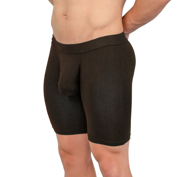 Obviously EliteMan Boxer Brief 6 inch Leg - Black