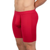 Obviously EliteMan Boxer Brief 6 inch Leg - Red