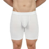 Obviously EliteMan Boxer Brief 6 inch Leg - White