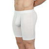 Obviously EliteMan Boxer Brief 6 inch Leg - White