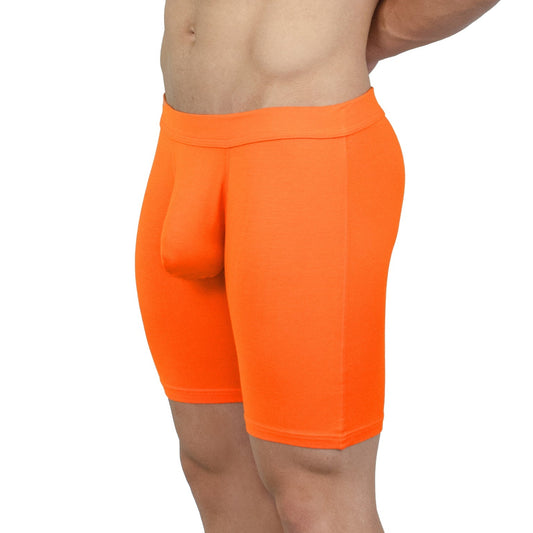 Obviously EliteMan Boxer Brief 6 inch Leg - Orange