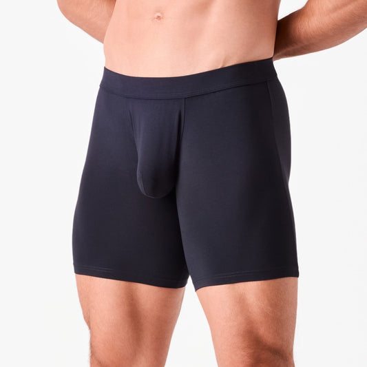 Obviously EliteMan Boxer Brief 6 inch Leg - Charcoal